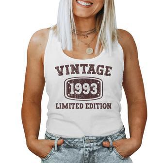 30 Year Old Vintage 1993 Happy 30Th Birthday Gifts Women Men Women Tank Top Basic Casual Daily Weekend Graphic - Seseable