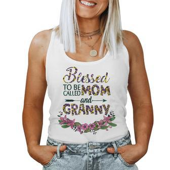 Blessed To Be Called Mom And Granny Mother’S Day 2023 Nana Women Tank Top | Mazezy
