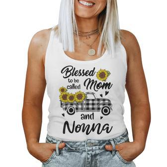 Blessed To Be Called Mom And Nonna Funny Mother Days Women Tank Top Basic Casual Daily Weekend Graphic - Thegiftio UK