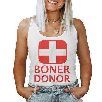 Boner Donor Doner Halloween Inappropriate Mom Women Tank Top | Mazezy