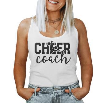 Cheer Coach Gift For Women Vintage Cheerleader Squad Women Tank Top Basic Casual Daily Weekend Graphic - Seseable