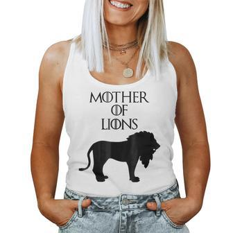 Cute & Unique Black Mother Of Lions E010453 Women Tank Top | Mazezy