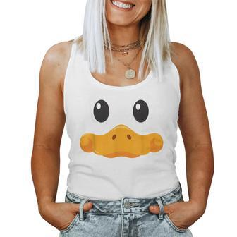 Duck Face T Halloween Costume Birthday Idea Cute Women Tank Top | Mazezy
