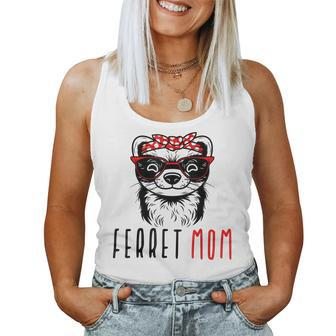 Ferret Mom Animal Lover Weasel Women Mother Mama V2 Women Tank Top | Mazezy