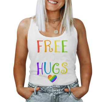 Womens Free Mom Hugs Lgbt T Shirt Women Tank Top | Mazezy
