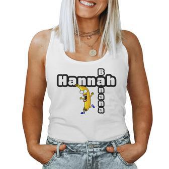 Hannah Banana Personalized Name For Girls Women Tank Top | Mazezy