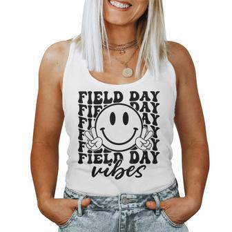 Hippie Field Day Vibes For Teacher Kids Field Day 2023 Women Tank Top | Mazezy