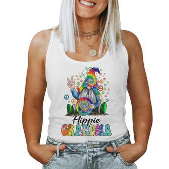 Hippie Grandma Gnome Mothers Day Grandma Gift Women Tank Top Basic Casual Daily Weekend Graphic - Thegiftio UK