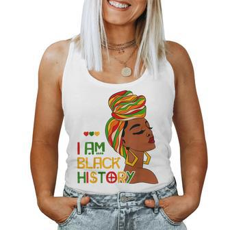 I Am Black History Month African American For Womens Girls V2 Women Tank Top Basic Casual Daily Weekend Graphic - Thegiftio UK