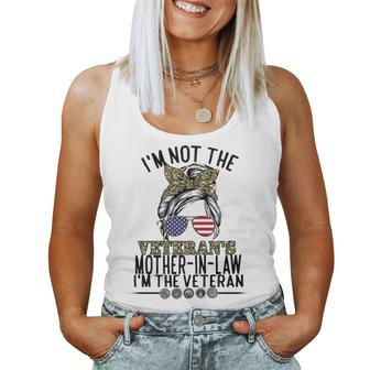 Im Not The Veterans Mother-In-Law Im The Veteran Day Women Tank Top Basic Casual Daily Weekend Graphic - Seseable