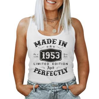 Made In 1953 70 Years Old 70Th Birthday Gifts For Men Women Tank Top Basic Casual Daily Weekend Graphic - Seseable
