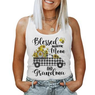 Mom & Grandma Blessed To Be Called Mom And Grandma Women Tank Top | Mazezy