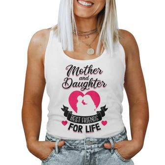 Mother And Daughter Best Friends For Life Mothers Day Mom Women Tank Top Basic Casual Daily Weekend Graphic - Thegiftio UK