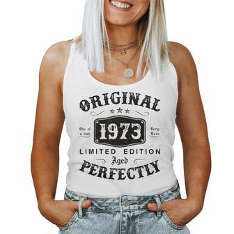 Original 1973 50 Years Old 50Th Birthday Gifts For Men Women Tank Top Basic Casual Daily Weekend Graphic - Seseable