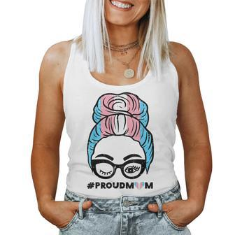 Proud Transgender Mom Transsexual Trans Pride Flag Women Tank Top Basic Casual Daily Weekend Graphic - Thegiftio UK