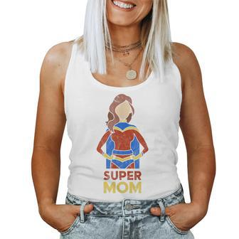 Super Mom Women Mothers Day Gift From Son Mommy Mama Women Tank Top Basic Casual Daily Weekend Graphic - Thegiftio UK