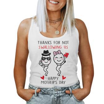 Thanks For Not Swallowing Us Happy 2023 Mom Kid Women Tank Top | Mazezy
