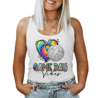 Tie Dye Volleyball Game Day Vibes Volleyball Mom Game Day Women Tank Top | Mazezy DE