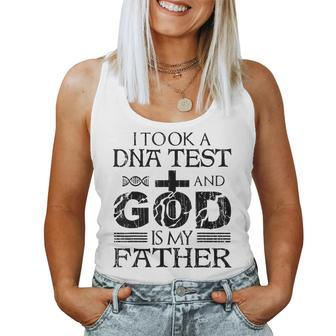 I Took A Dna Test And God Is My Father Jesus Christ Women Tank Top | Mazezy