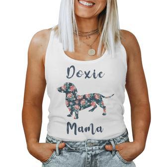 Weiner-Dog Doxie Mama Dachshund Mom Mother Day Gift Women Tank Top Basic Casual Daily Weekend Graphic - Thegiftio UK
