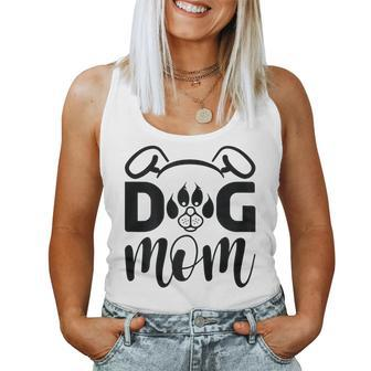 Womens Funny Dog Best Dog Mom Ever Meow Funny Dog Mothers Day Gifts Women Tank Top Basic Casual Daily Weekend Graphic - Thegiftio UK