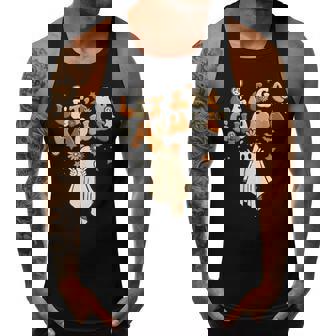 Lets Go Ghouls Comfy Halloween Cozy Autum Womens Fall Men Tank Top Daily Basic Casual Graphic - Thegiftio