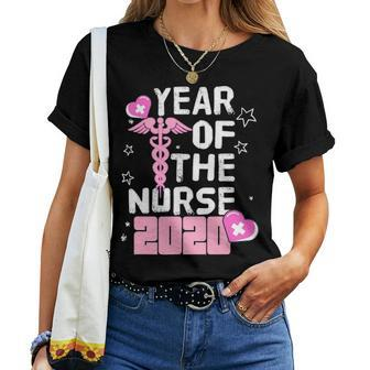 2020 Year Of The Nurse Midwife Nurse Week School Rn Lpn Gift Women T-shirt - Seseable