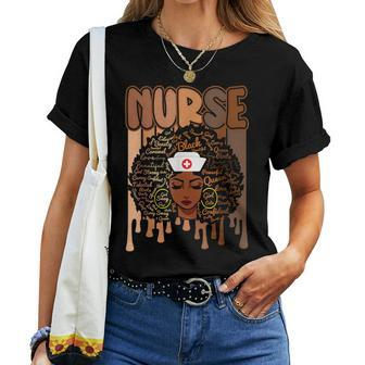 African American Nurse Black History Month Pride Black Women Women T-shirt - Seseable