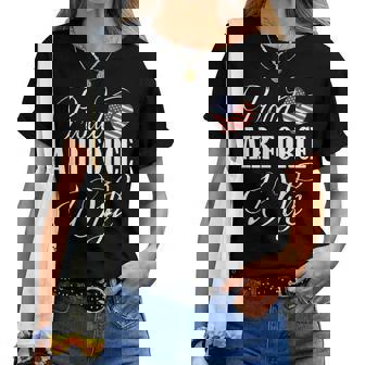 Air Force Wife Proud Air Force Wife T Women T-shirt | Mazezy