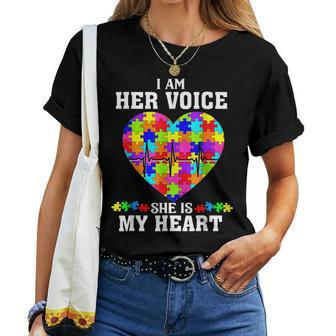 Autism Mom Autistic Daughter Teacher Autism Awareness Women T-shirt | Mazezy