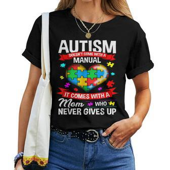 Autism Mom Women Autism Awareness Mom Cute Women T-shirt | Mazezy