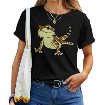 Baby Cute Bearded Dragon Lover Dad Mom Funny Women T-shirt - Seseable