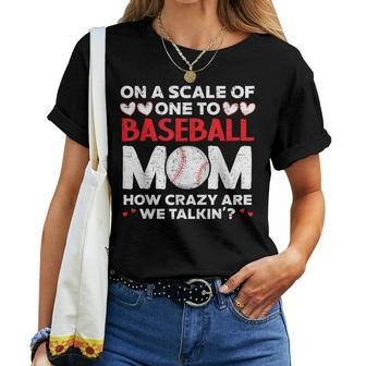 Baseball Mama Sport Lover Best Mom Ever Mothers Day Women T-shirt - Seseable