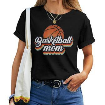 Basketball Mom Vintage 90S Style Basketball Mother Gift V2 Women T-shirt - Seseable