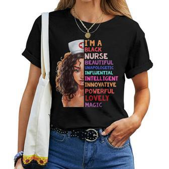 I Became A Nurse Melanin Queen Black Girl Magic Nurses Day Women T-shirt - Seseable