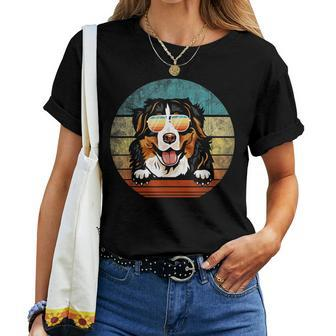 Bernese Mountain Dog Fathers Day Christmas For Dad Mom Women T-shirt - Seseable