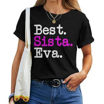 Best Bro Sista Best Sister Ever Friend Women T-shirt | Mazezy