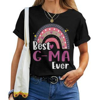 Best G Ma Ever Funny Boho Rainbow Mothers Day Mommy Grandma Women T-shirt - Seseable