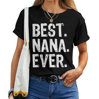 Best Nana Ever Grandma Christmas Women T-shirt | Mazezy
