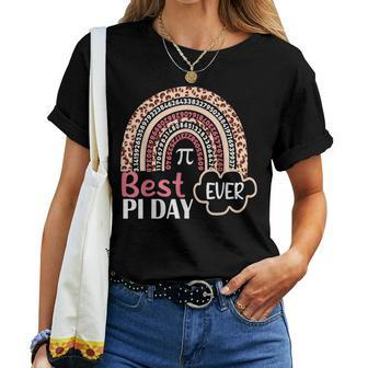 Best Pi Day Ever Mathematics Gifts Teachers Students Rainbow Women T-shirt - Seseable