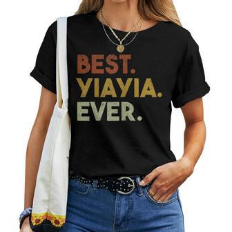 Best Yiayia Ever Gifts For Greek Grandma Mothers Day Women T-shirt - Seseable