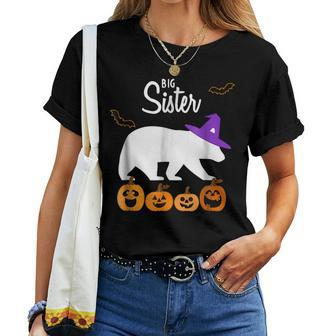 Big Sister Bear Halloween Matching Family Bears Women T-shirt | Mazezy UK