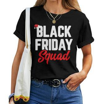 Black Friday Squad Shopping Team Family Christmas Women T-shirt Casual Daily Basic Unisex Tee | Mazezy