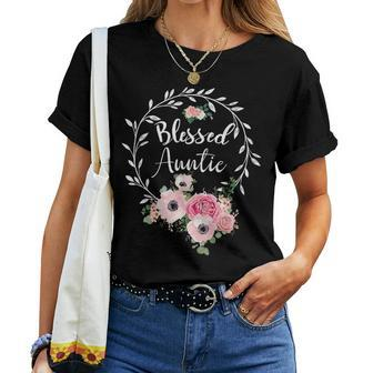 Blessed Auntie Mothers Day Blessed To Be Called Aunt Women T-shirt - Seseable