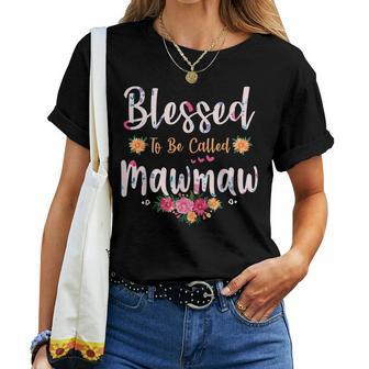 Womens Blessed To Be Called Mawmaw Shirt Women T-shirt | Mazezy