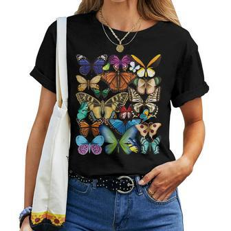 Butterfly Collection - Monarch Butterfly Lover Butterflies Women T-shirt | Mazezy UK