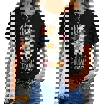 Celebrating 100 Days Of School Noprob Llama Kids & Teachers V4 Women T-shirt | Seseable UK