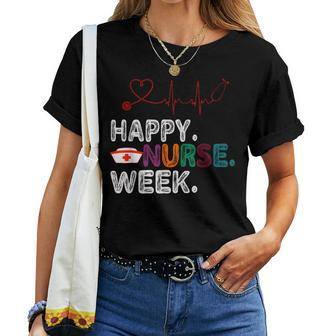 Celebrating Nurse Honoring Nurses Happy National Nurses Week Women T-shirt | Mazezy
