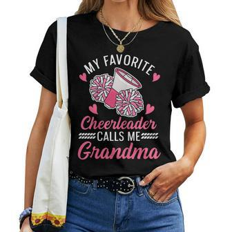 Cheer Grandma Quote For Your Cheerleading Grandma Women T-shirt | Mazezy
