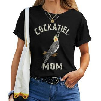 Cockatiel Mom Gift Cockatiel Parrot Bird Owner Gifts V2 Women T-shirt - Seseable